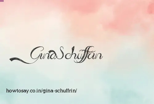 Gina Schuffrin