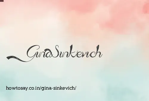 Gina Sinkevich