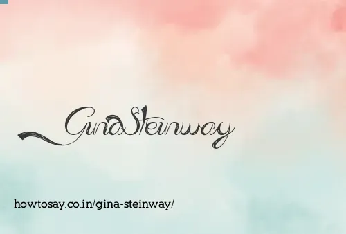 Gina Steinway