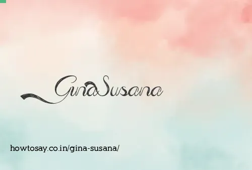 Gina Susana