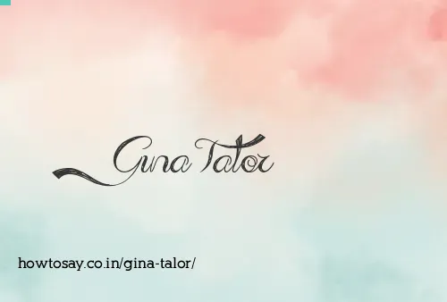 Gina Talor