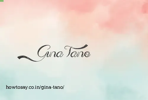 Gina Tano