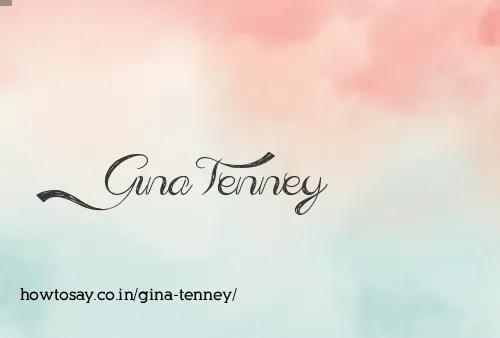 Gina Tenney