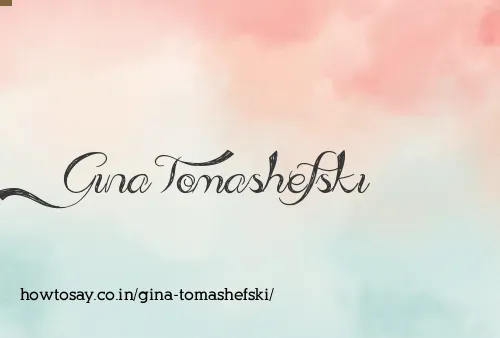 Gina Tomashefski