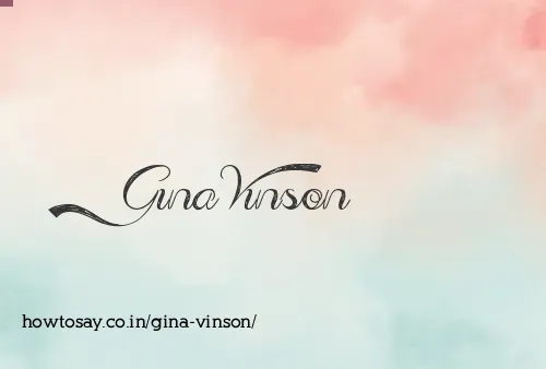 Gina Vinson