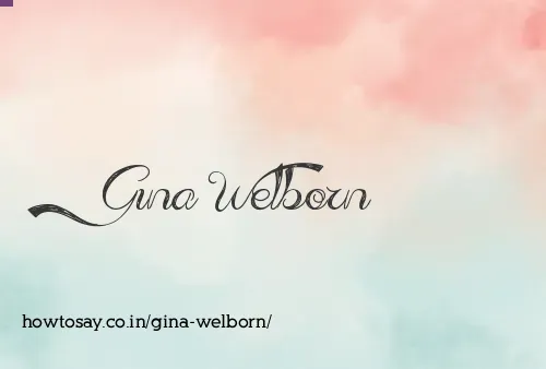 Gina Welborn