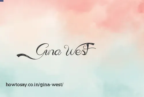 Gina West