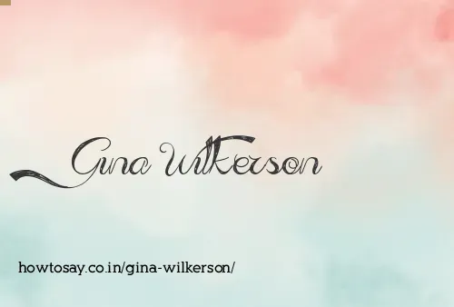 Gina Wilkerson