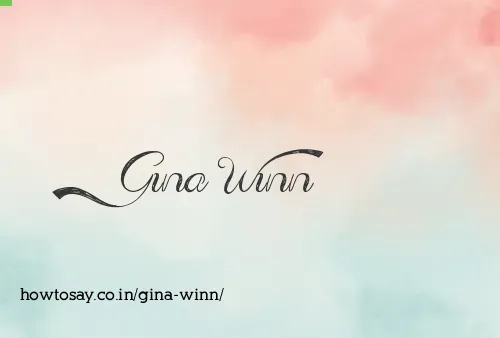 Gina Winn