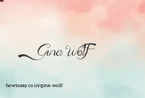 Gina Wolf