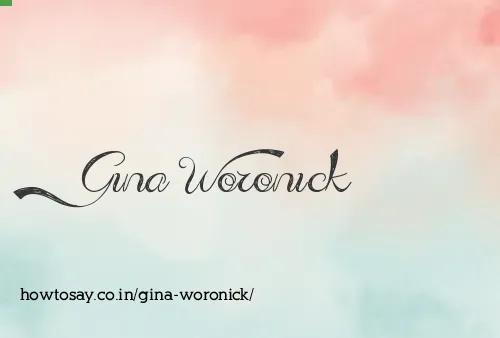 Gina Woronick