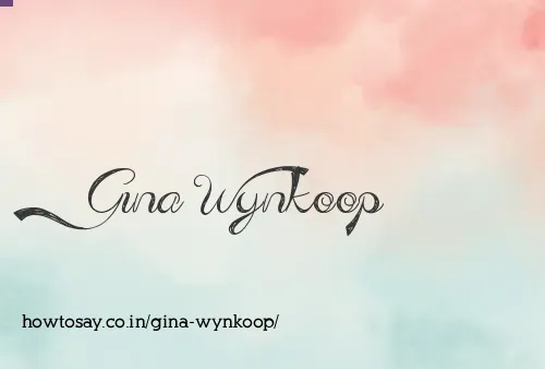Gina Wynkoop