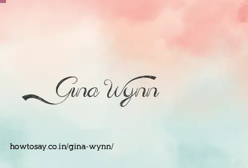 Gina Wynn