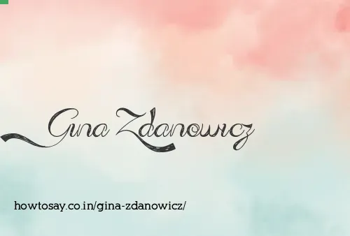 Gina Zdanowicz