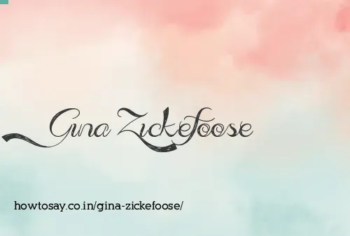 Gina Zickefoose