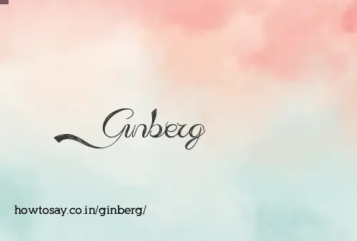 Ginberg