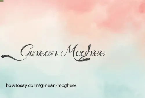 Ginean Mcghee