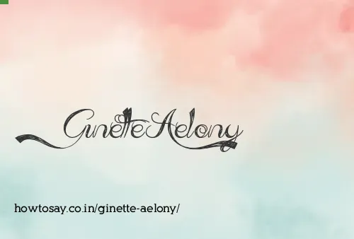 Ginette Aelony