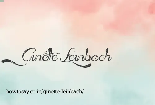 Ginette Leinbach