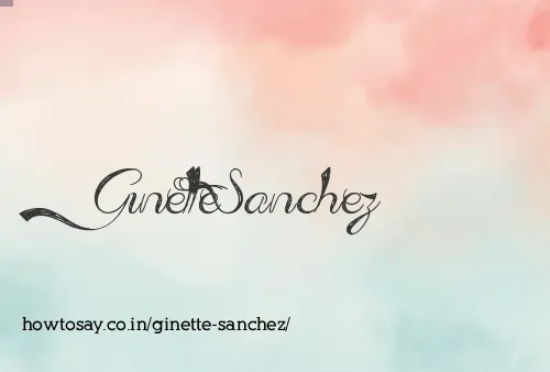 Ginette Sanchez