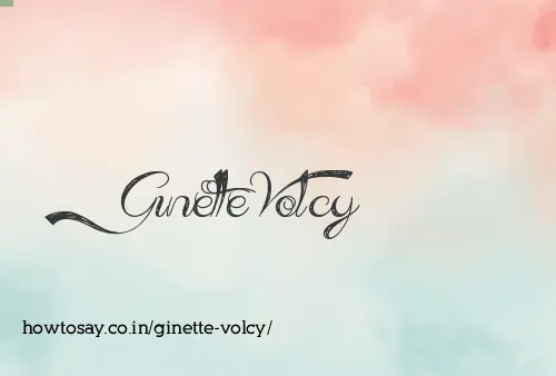 Ginette Volcy
