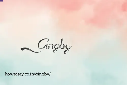 Gingby