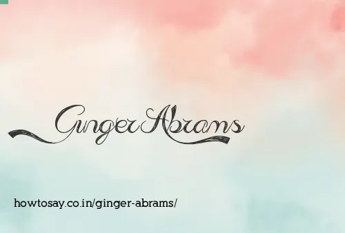 Ginger Abrams