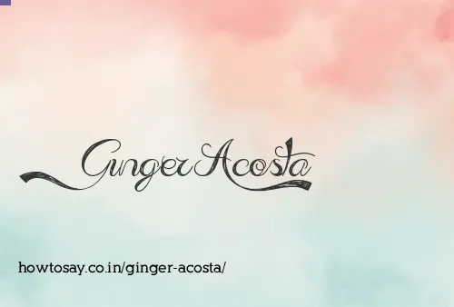 Ginger Acosta
