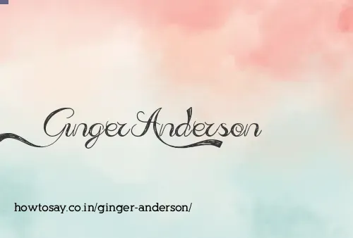 Ginger Anderson