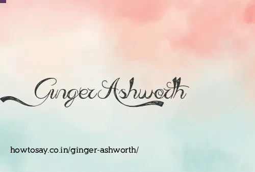 Ginger Ashworth