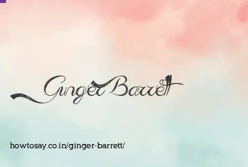 Ginger Barrett