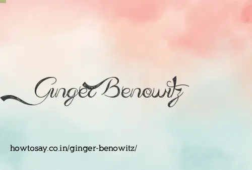 Ginger Benowitz