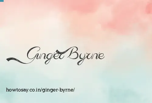 Ginger Byrne