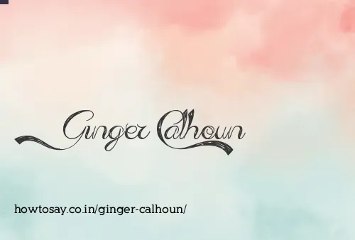 Ginger Calhoun