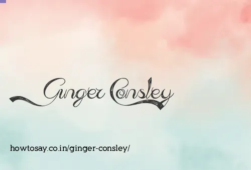 Ginger Consley