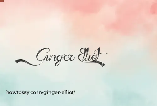 Ginger Elliot