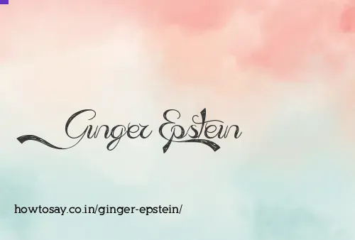 Ginger Epstein
