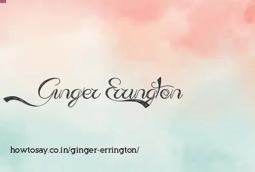 Ginger Errington