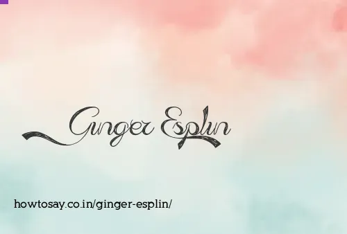 Ginger Esplin