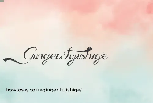 Ginger Fujishige
