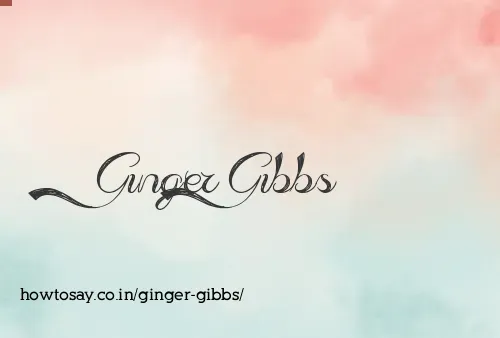Ginger Gibbs