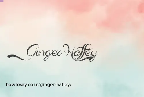 Ginger Haffey