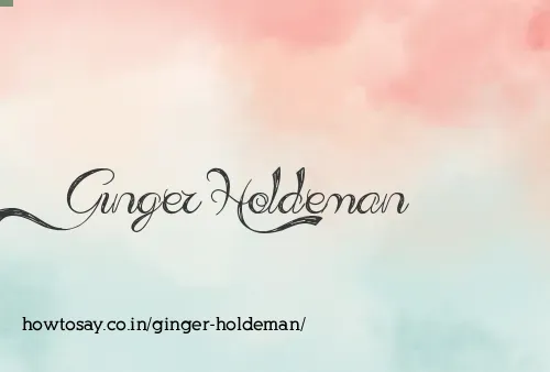 Ginger Holdeman