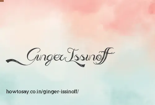 Ginger Issinoff