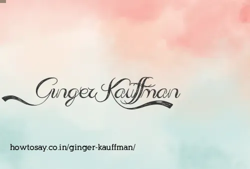 Ginger Kauffman
