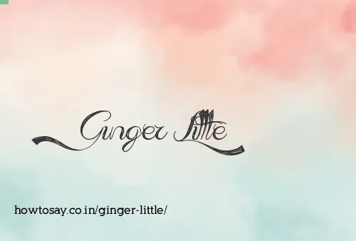 Ginger Little