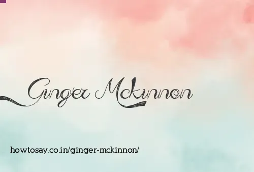 Ginger Mckinnon