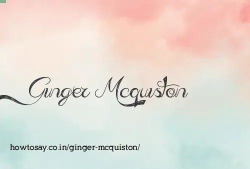 Ginger Mcquiston