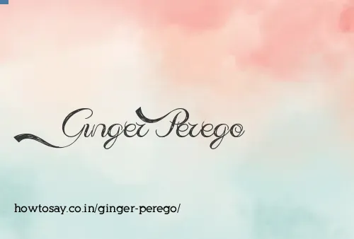 Ginger Perego