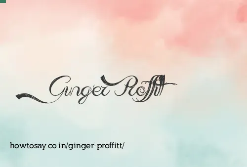 Ginger Proffitt